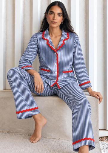 Pijama rayas marino [1]