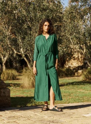 Vestido Ramara verde esmeralda [2]