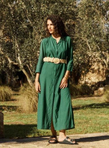 Vestido Ramara verde esmeralda [1]