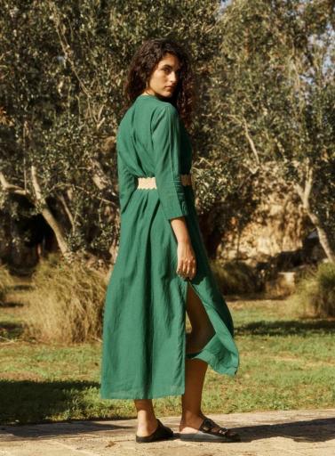 Vestido Ramara verde esmeralda [3]