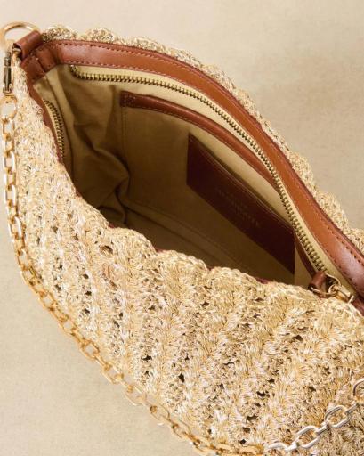 Bolso crochet dorado Serion [2]