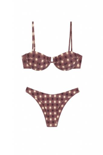 Bikini Balconette Stella con braguita brasileña