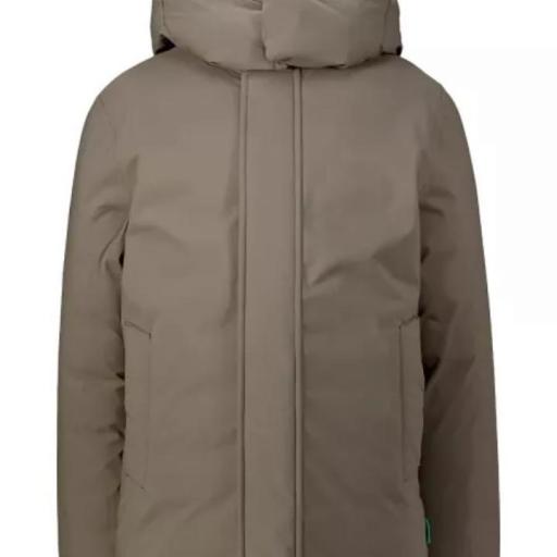 Abrigo modelo Humphrey con capucha desmontable gris [1]