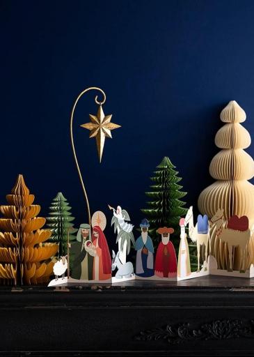 Guirnalda de mesa de 67 cm noche Reyes Magos [1]