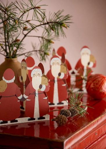 Guirnalda de mesa de 70cm Papá Noel [1]