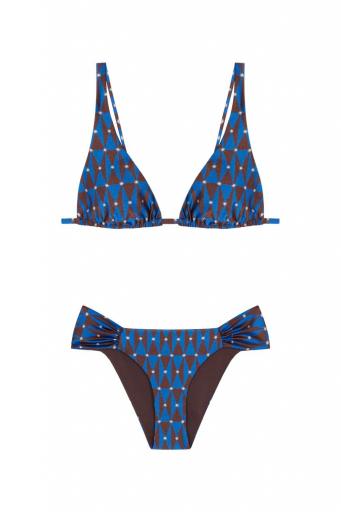 Bikini Flame Vesper con braguita clásica con fruncido [0]