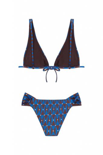 Bikini Flame Vesper con braguita clásica con fruncido [1]