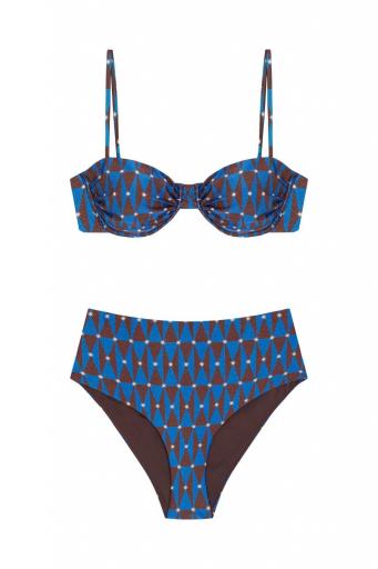 Bikini Balconette Vesper con braguita alta [0]