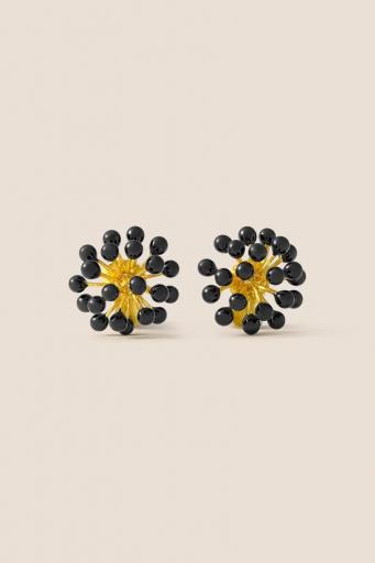 Pendientes Victoria negro [0]