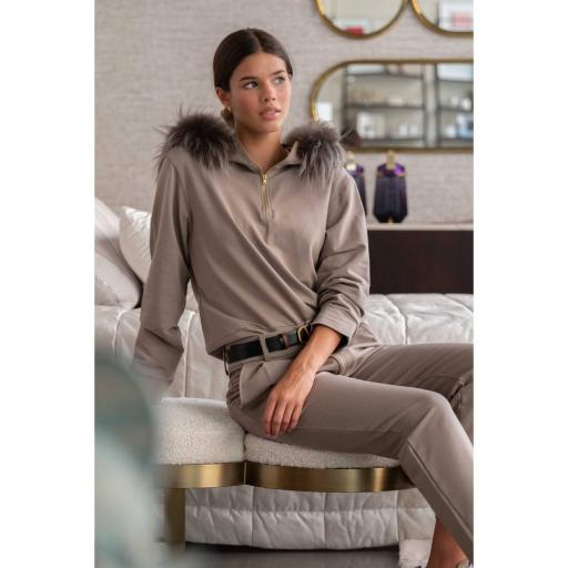 Sudadera zip hoodie jogger topo [2]