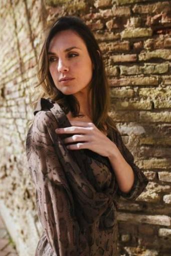 Camisa snake mocca