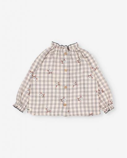 Blusa vichy gris [1]