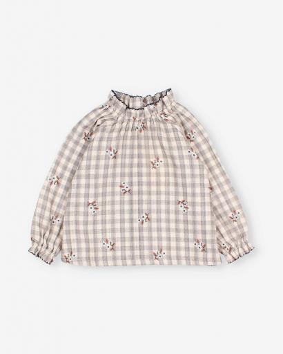 Blusa vichy gris [0]