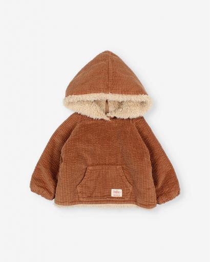 Chaqueta pana color cookie