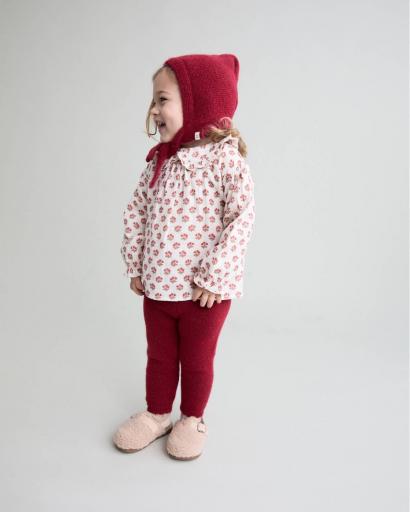 Gorro capota bebé girly color cherry [1]