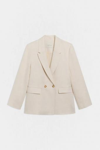 Blazer oversize lino crema Frank