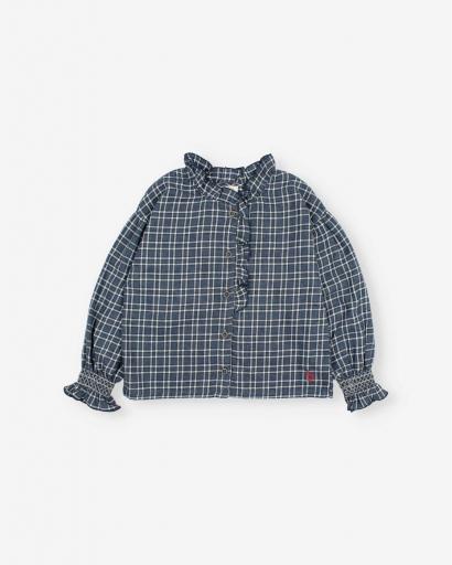 Camisa tartan navy