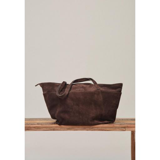Bolso shopping Indira marrón ante [0]