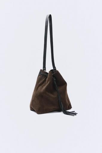 Bolso saca serraje Naomi coffee [1]