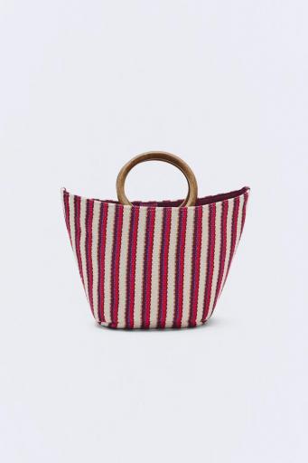 Bolso mano capazo rayas Oaxaca [0]