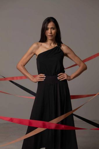 Falda Valentina negra