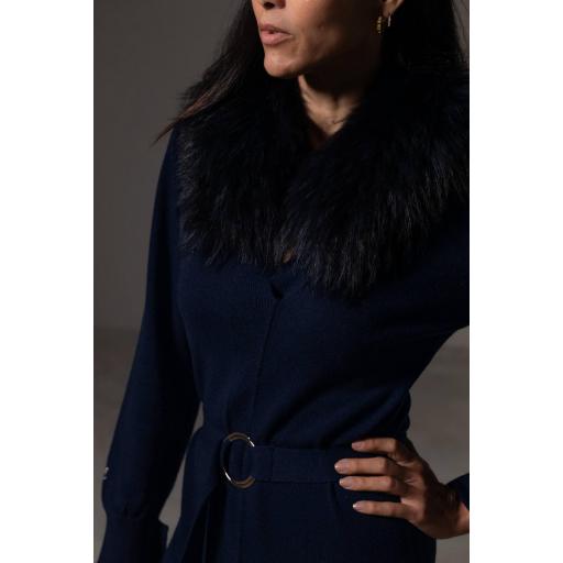 Vestido camisero cashmere navy [1]