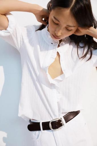 Camisa algodón blanco Emiliana [1]