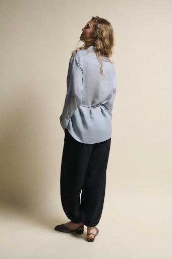 Camisa ramio oversize azul Kalahari [3]