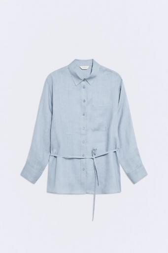 Camisa ramio oversize azul Kalahari