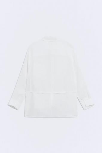 Camisa ramio oversize blanco Kalahari [1]