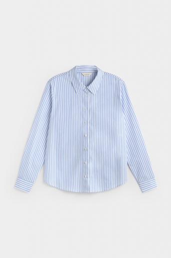 Camisa minimal stripes rayas azul [1]