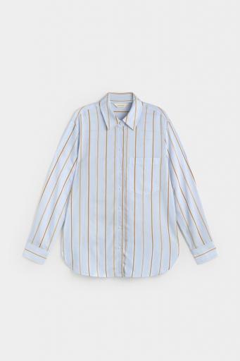 Camisa oversize azul stripes [5]