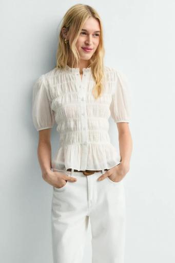 Camisa blanca algodón Therese [2]