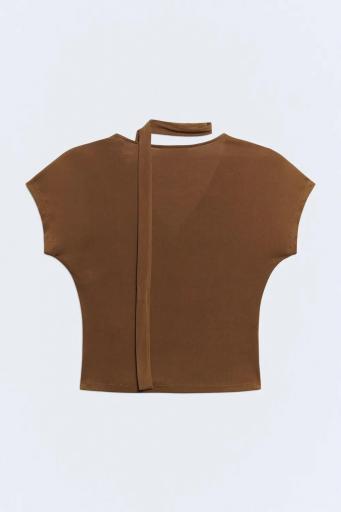 Camiseta Emily marrón tostado [1]