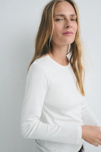 Camiseta manga larga blanca Scuba [1]