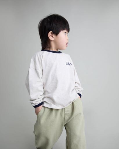 Camiseta melange navy [1]