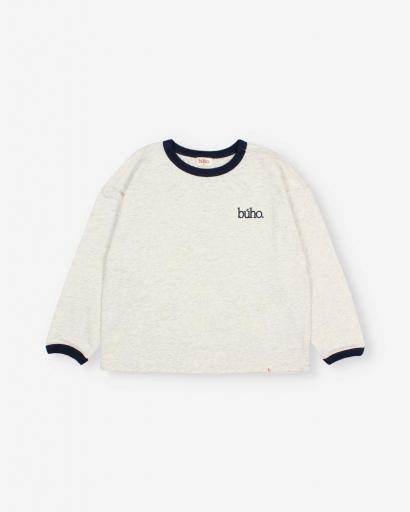 Camiseta melange navy