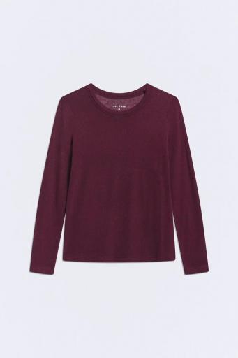 Camiseta lana granate Moma aubergine [0]