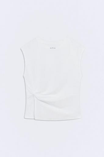 Camiseta blanca algodón Twister [0]