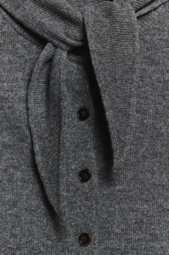 Cárdigan lana y cashmere gris Jackie set [2]