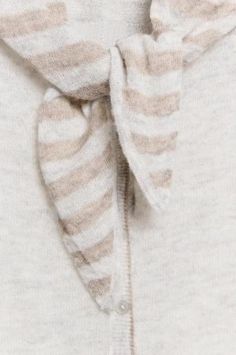 Cadigan alpaca toquilla rayas gris Skin set [2]