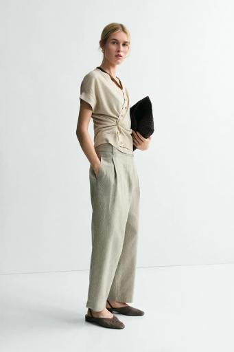 Cárdigan manga corta beige Soho [2]