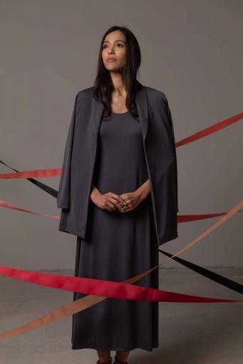 Vestido Solene plomo [3]