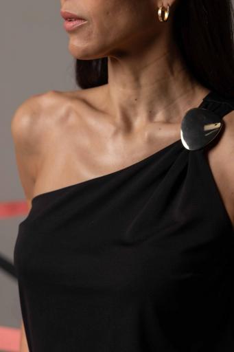 Top one shoulder negro [0]