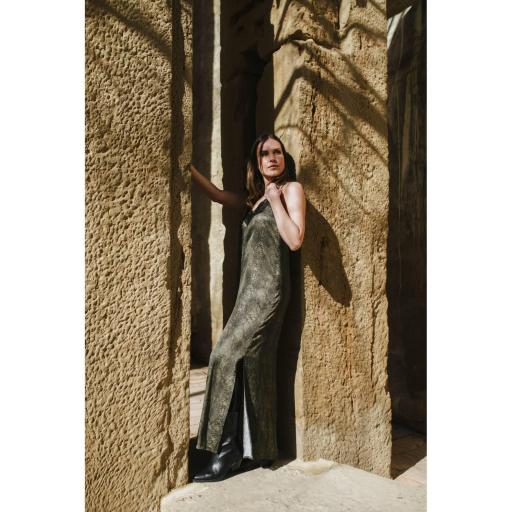 Vestido lencero snake mocca [2]