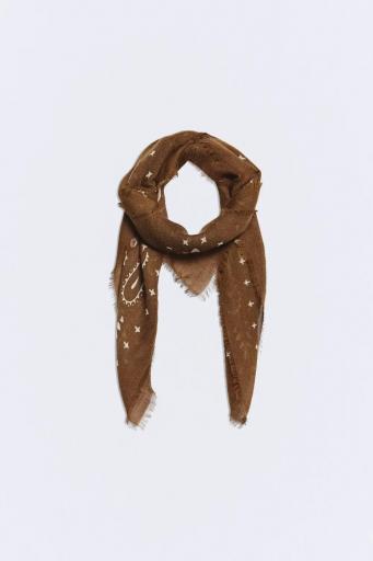 Chal paisley seda tono dorado Saint Germain [1]