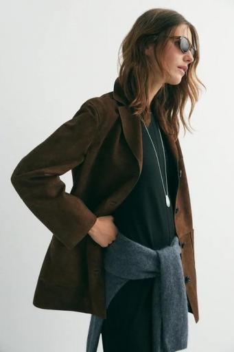 Chaqueta Brixton piel suede [1]