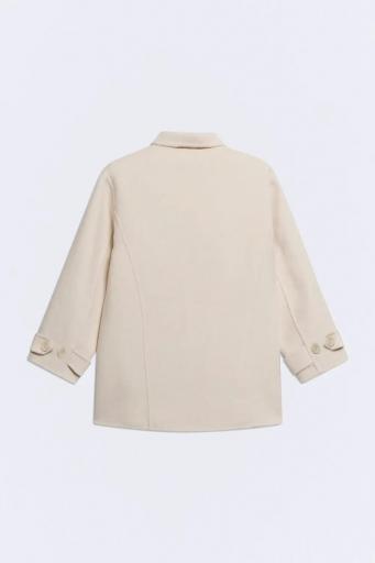 Chaqueta lana con costuras Lindberg ecru [1]