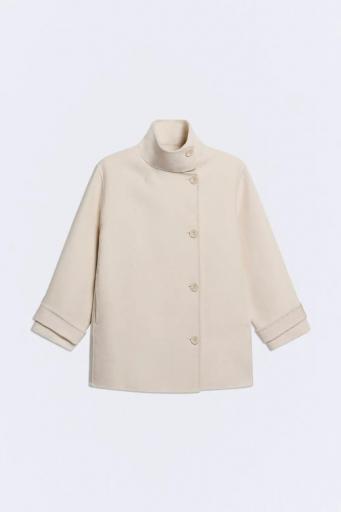 Chaqueta lana con costuras Lindberg ecru [0]