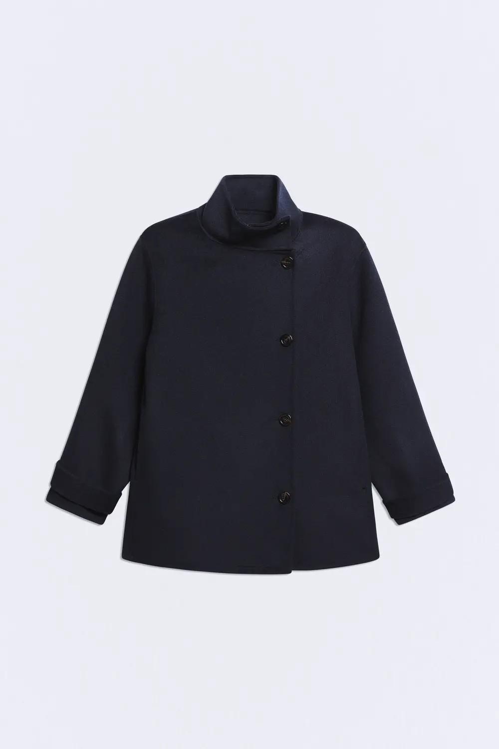 Chaqueta lana con costuras Lindberg navy
